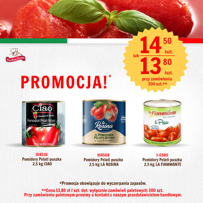 Promocja pomidory pelati reklama FB 29.11.2023